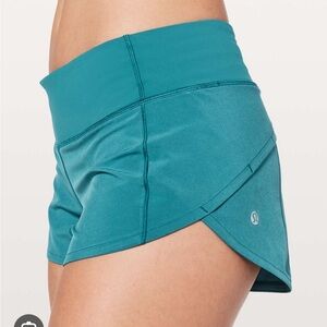 Lululemon Speed Up Shorts Blue/Green